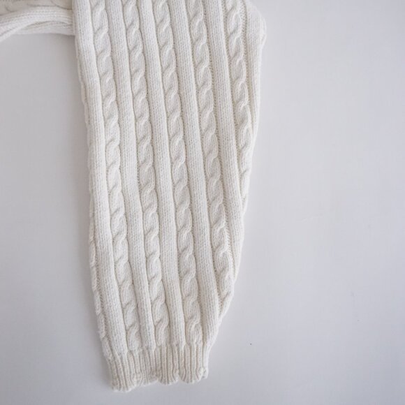 Northern Reflections White Knit Cardigan Floral Embroidered Grandmacore M Cotton - Picture 5 of 12